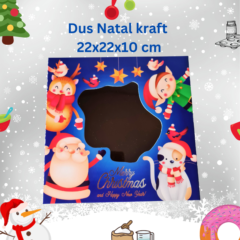 

Box Dus Kotak Natal Kraft