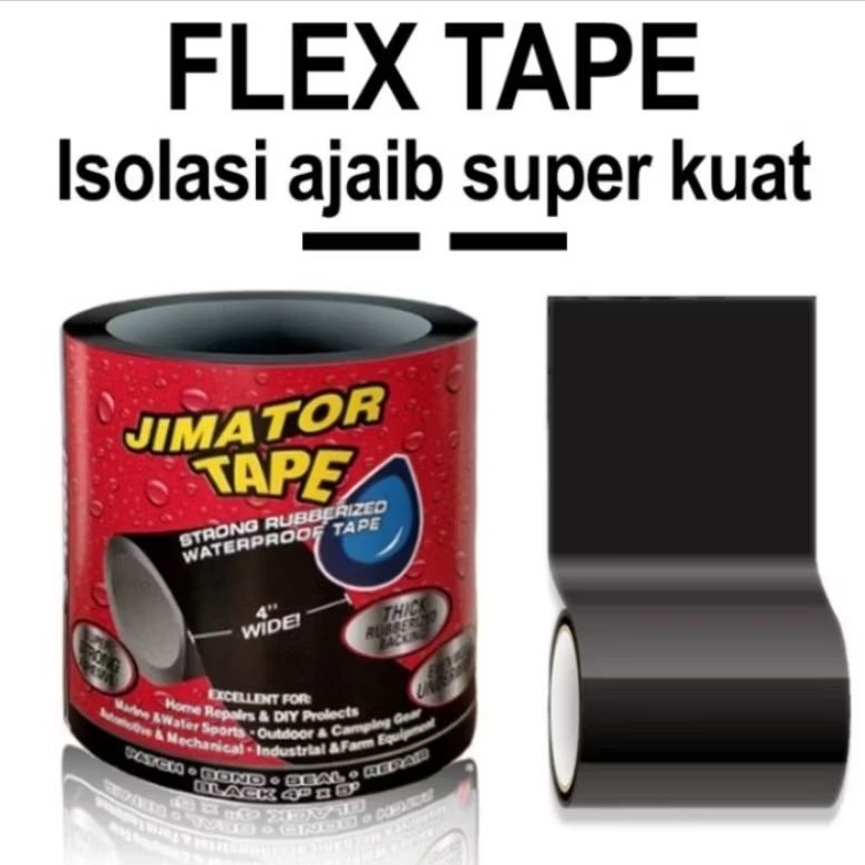 

Isolasi selotip Ajaib flex tape 4 inci super kuat