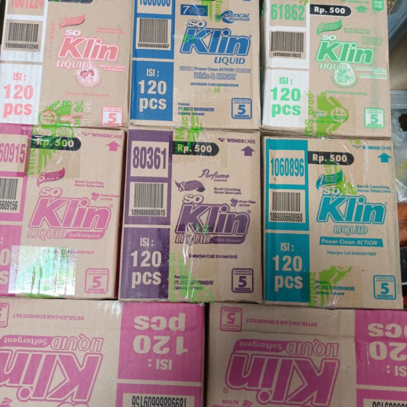 soklin liquid 1 dus 120pcs