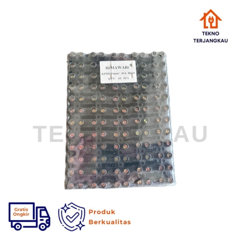 Terminal Blok Kabel Listrik Satuan 4mm / 6mm / 16mm / 25mm