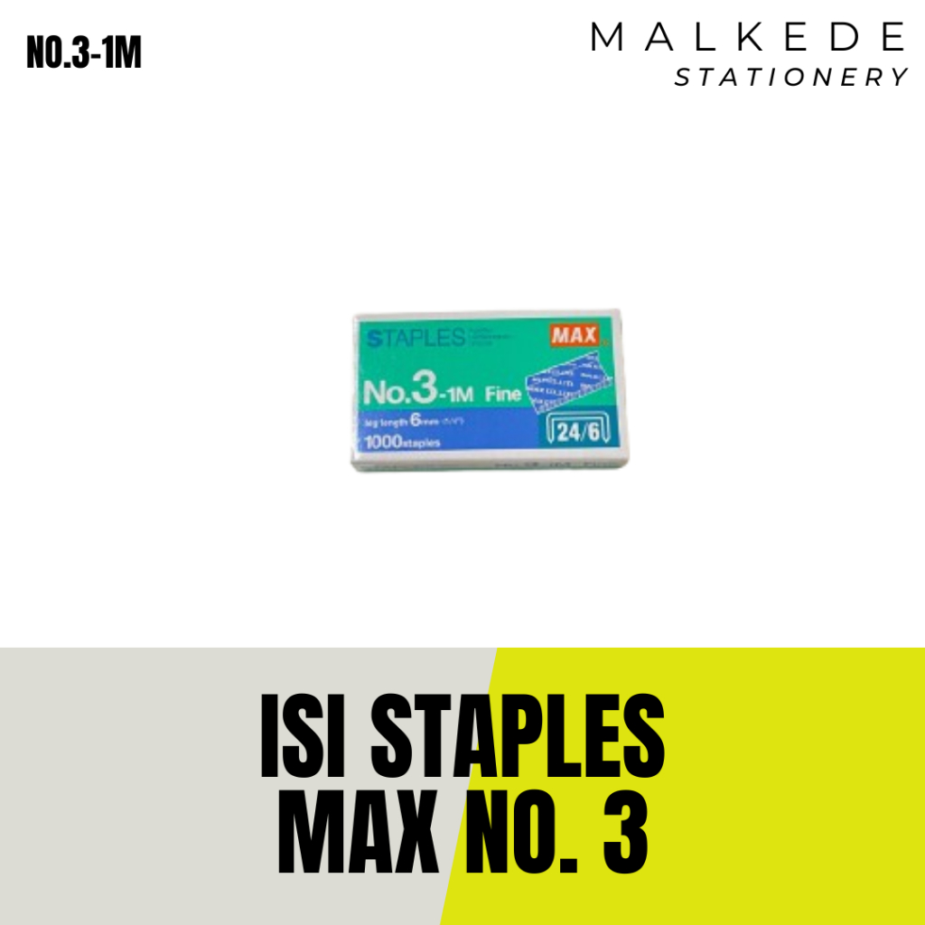 

ISI STAPLES MAX NO. 3