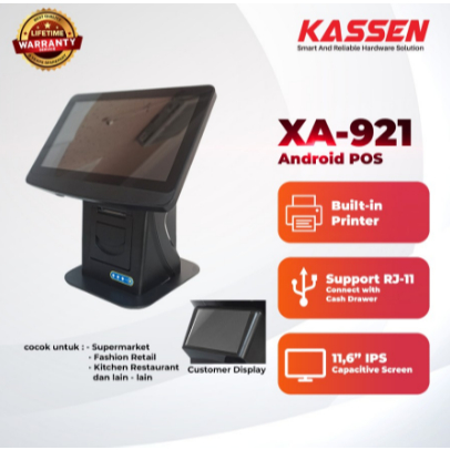 KASSEN XA-921 Mesin Kasir All in One Touchscreen - Kassen XA 921