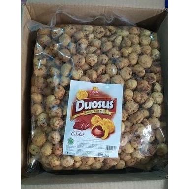 [Ready Stock - 2000g] Duosus Kue Soes Coklat Dus isi 2kg Viral Laris  | Duosus Coklat 2kg | Duosoes 