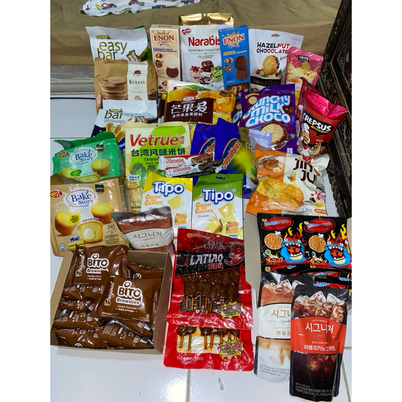 

paket jajanan import/local by request 75.000