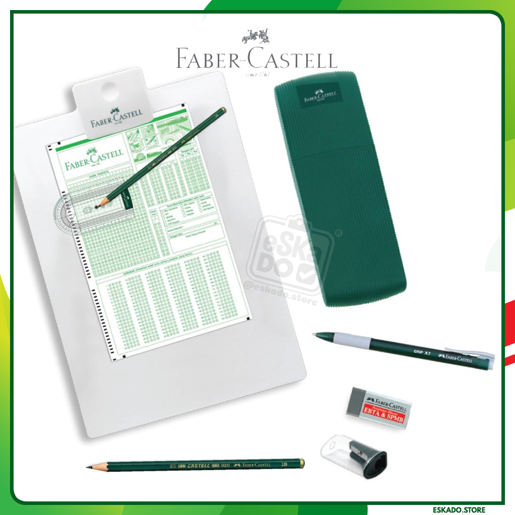 

Paket Ujian Acrylic Mantap Faber Castell / Alat Tulis Ujian Lengkap