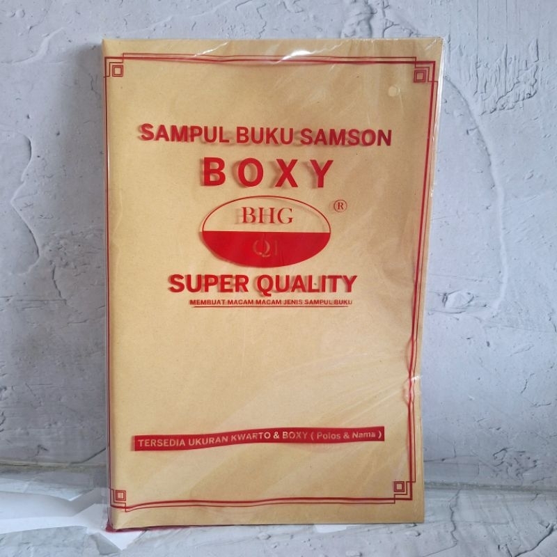 

Sampul Kertas Coklat Polos Boxy