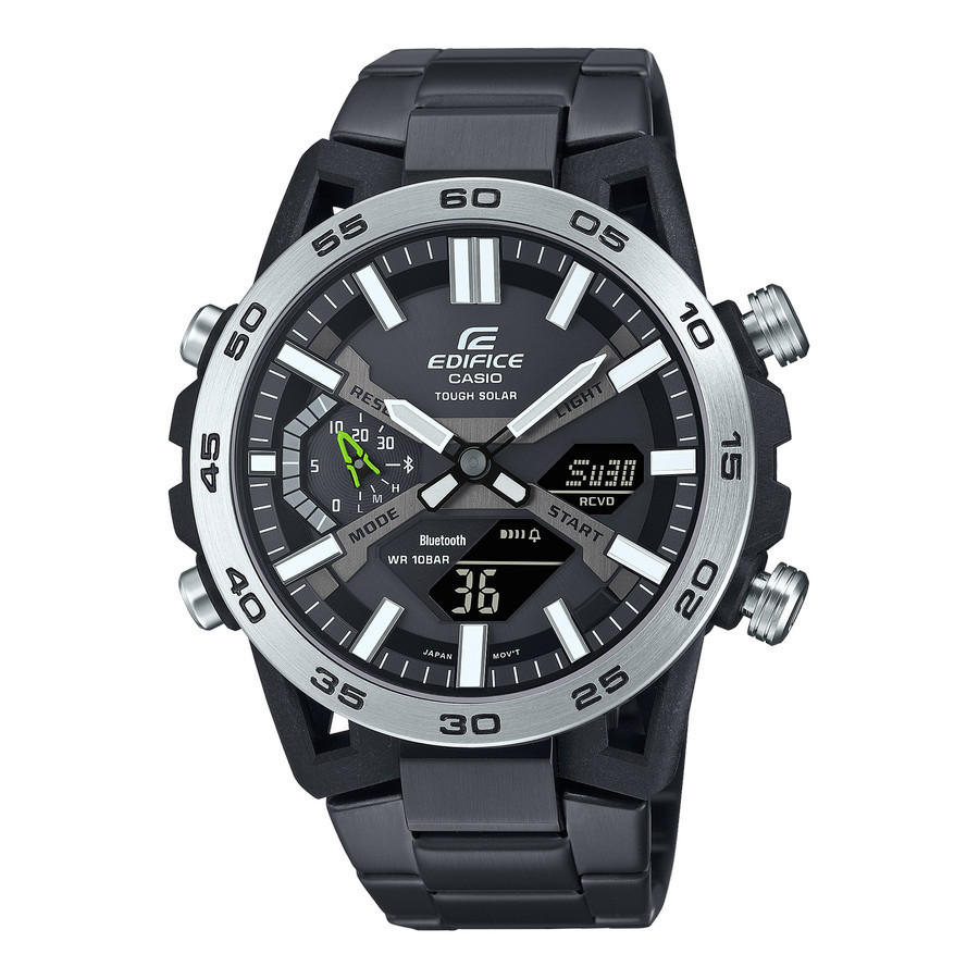 Casio EDIFICE ECB-2000DD-1ADF Jam Tangan Pria Bluetooth Solar