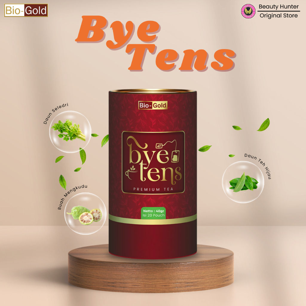 

Bye Tens - Bio Gold By Tens Teh Celup Alami Herbal Bantu Turunkan Hipertensi