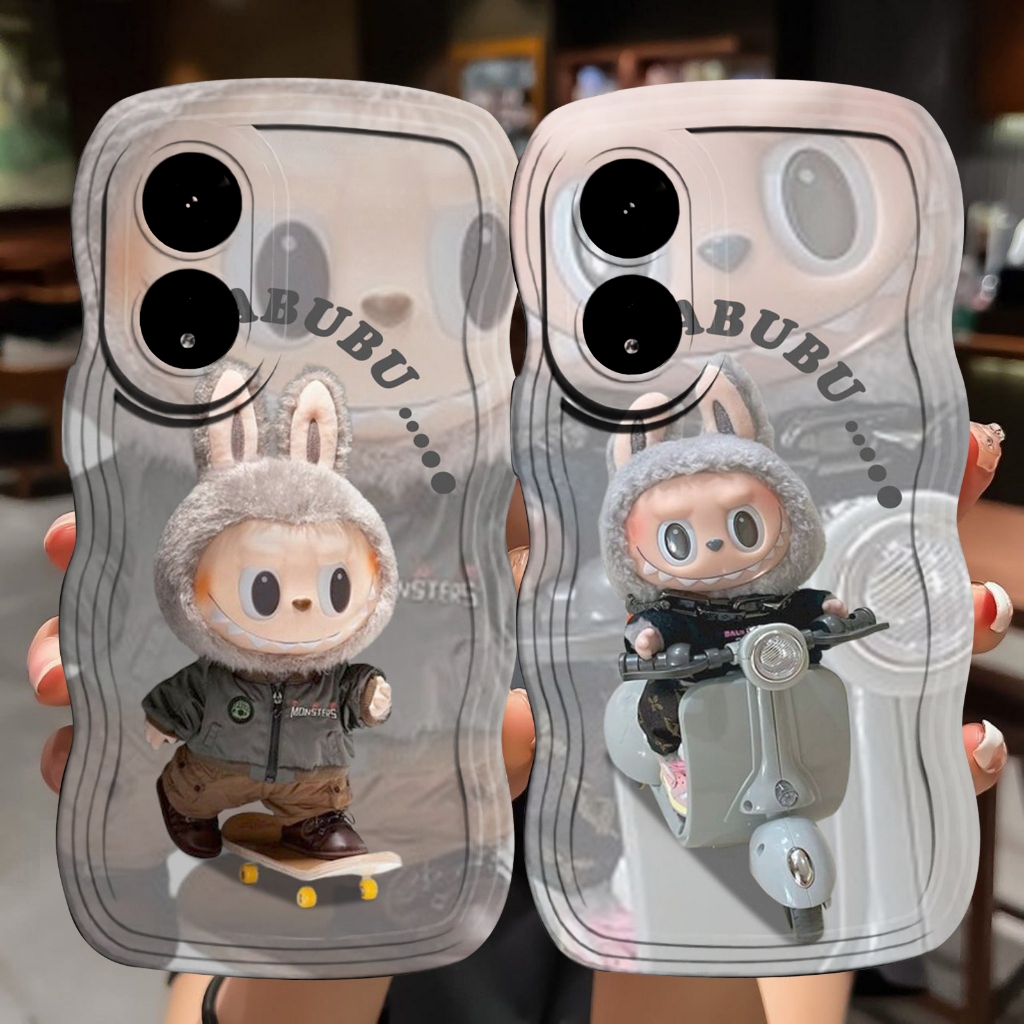 R_215 Case Cartoon Labubu Viral FOR VIVO Y28 Y100 Y03 Y18 TERBARU VIVO V29E Y17S V27 V27E V25 V25E y