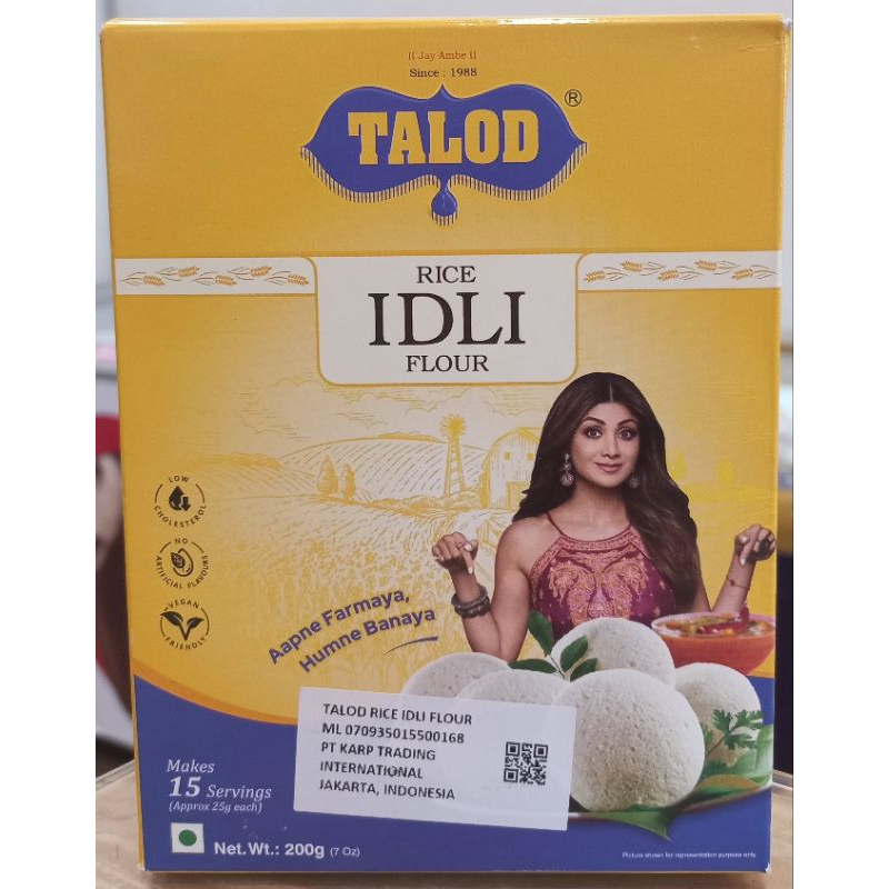 

Talod Rice Idli Flour 200gr