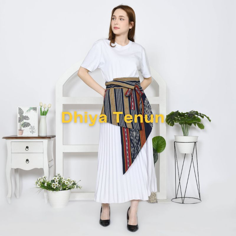 Obi Tenun belt • Obi ikat Tenun • belt wanita tenun • ikat pinggang wanita