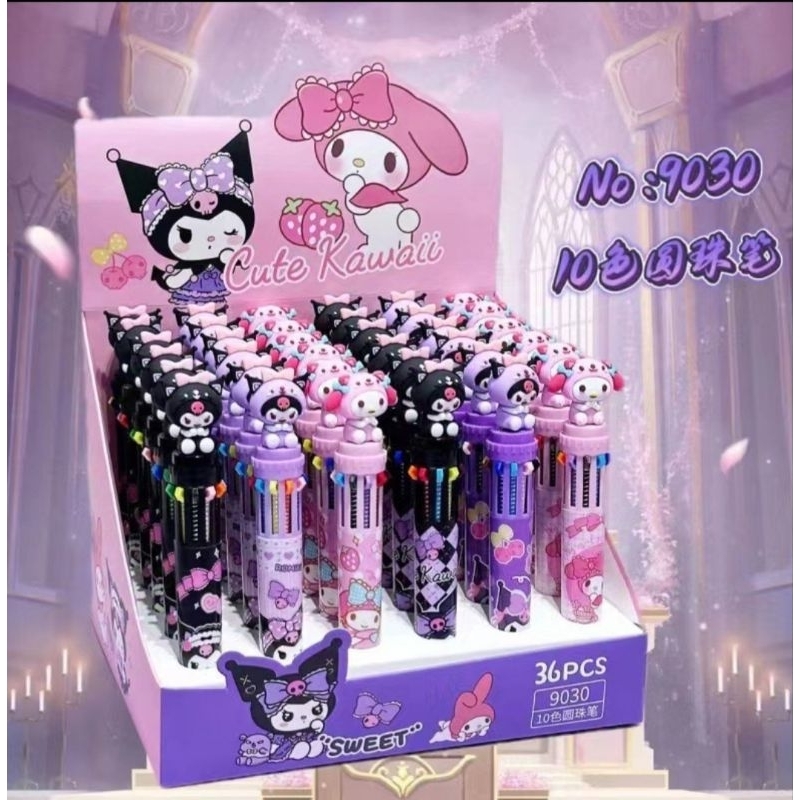 

1 BOX PEN 10 WARNA KUROMI HALLOWEN