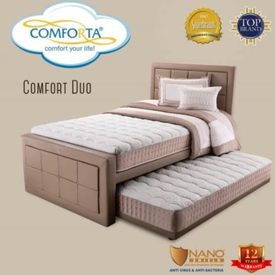 Springbed 2in1 COMFORTA DUO Kasur LATEX kasur sorong Kasur Tingkat