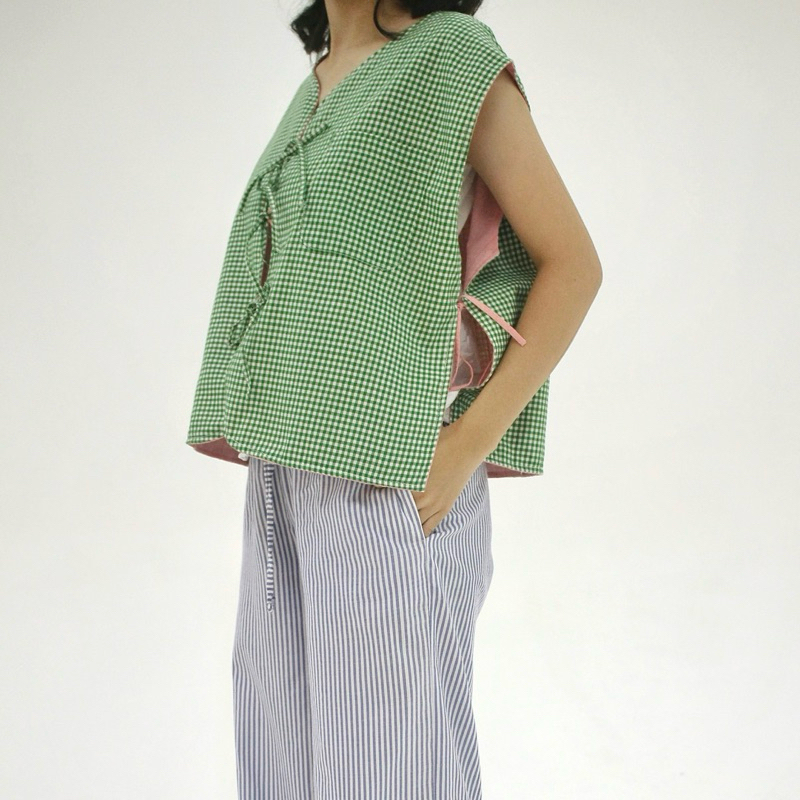 Reversible Ribbon Vest