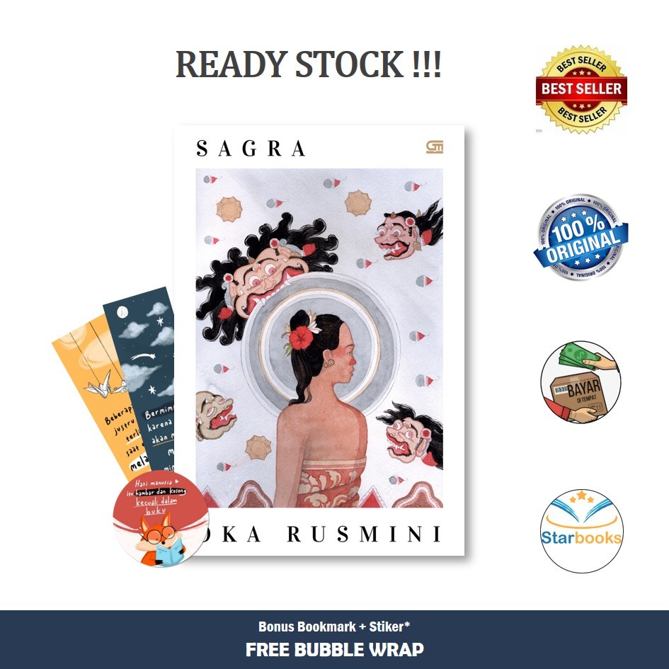 Gramedia - Buku Sagra by Ida Ayu Oka Rusmini (Novel)