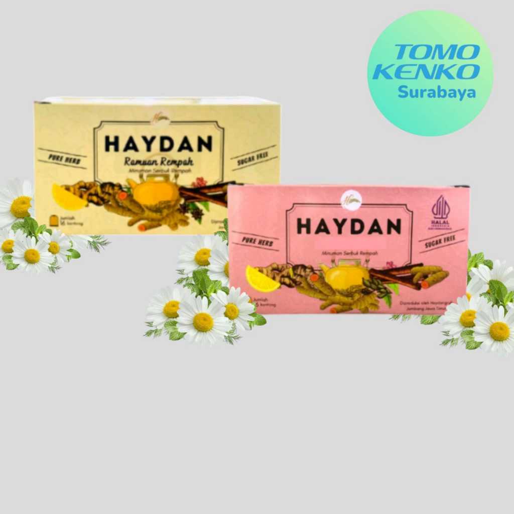Haydan Ramuan Rempah Minuman Diet Detox Haydan Sehat Rahim Solusi Wanita isi 1 Box Haydan Paket PROM