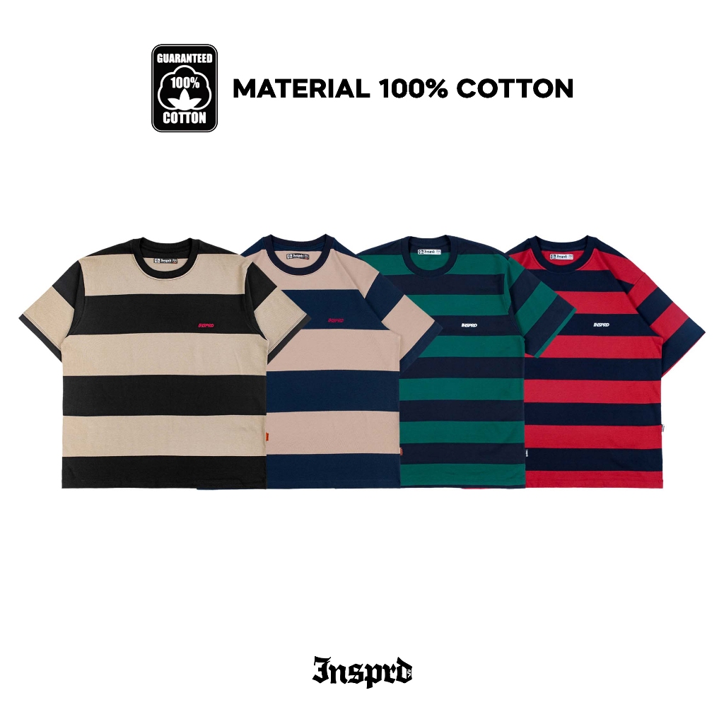 Inspired27 Tshirt | Kaos Garis | kaos stripe - Prove Str