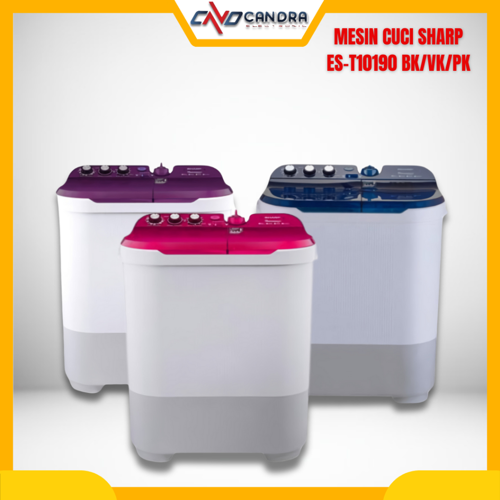 Mesin Cuci 2 Tabung SHARP 10KG ES-T 1090