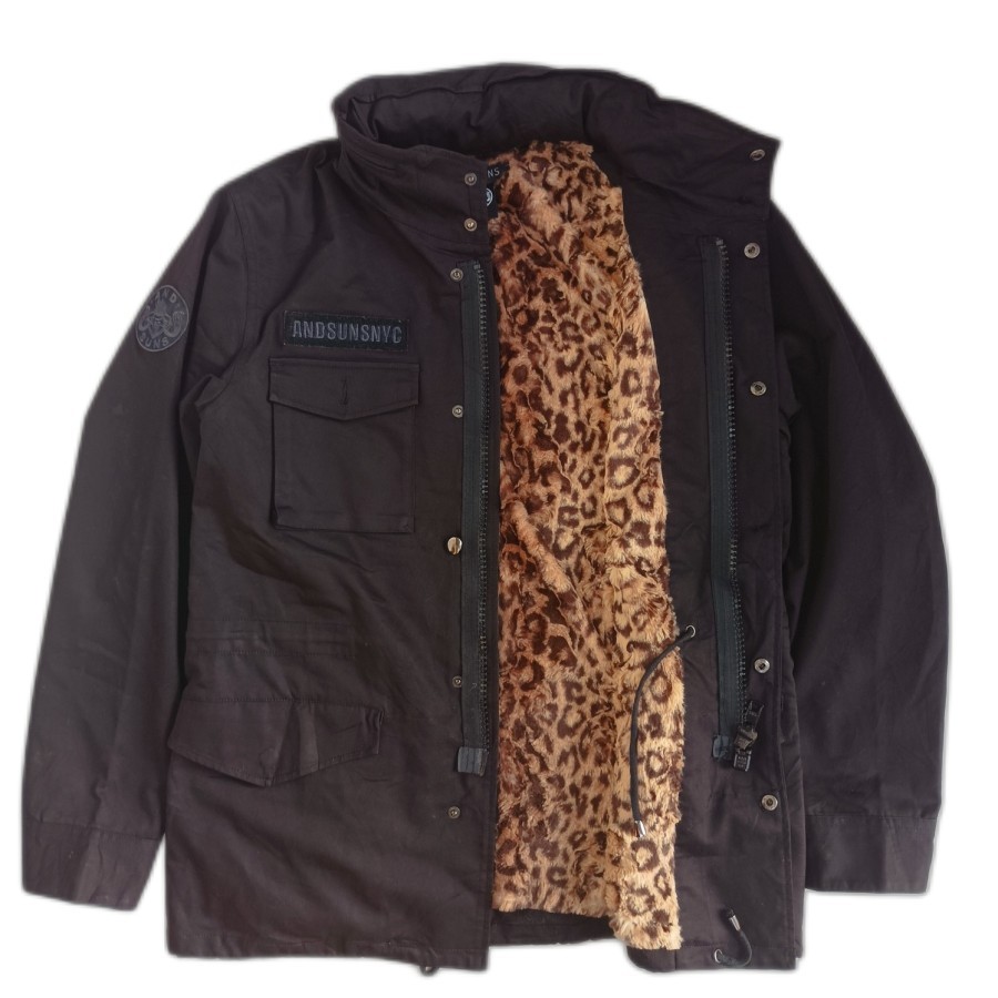 jaket andsuns japan liberty M65 parka leopard jacket casual wackomaria