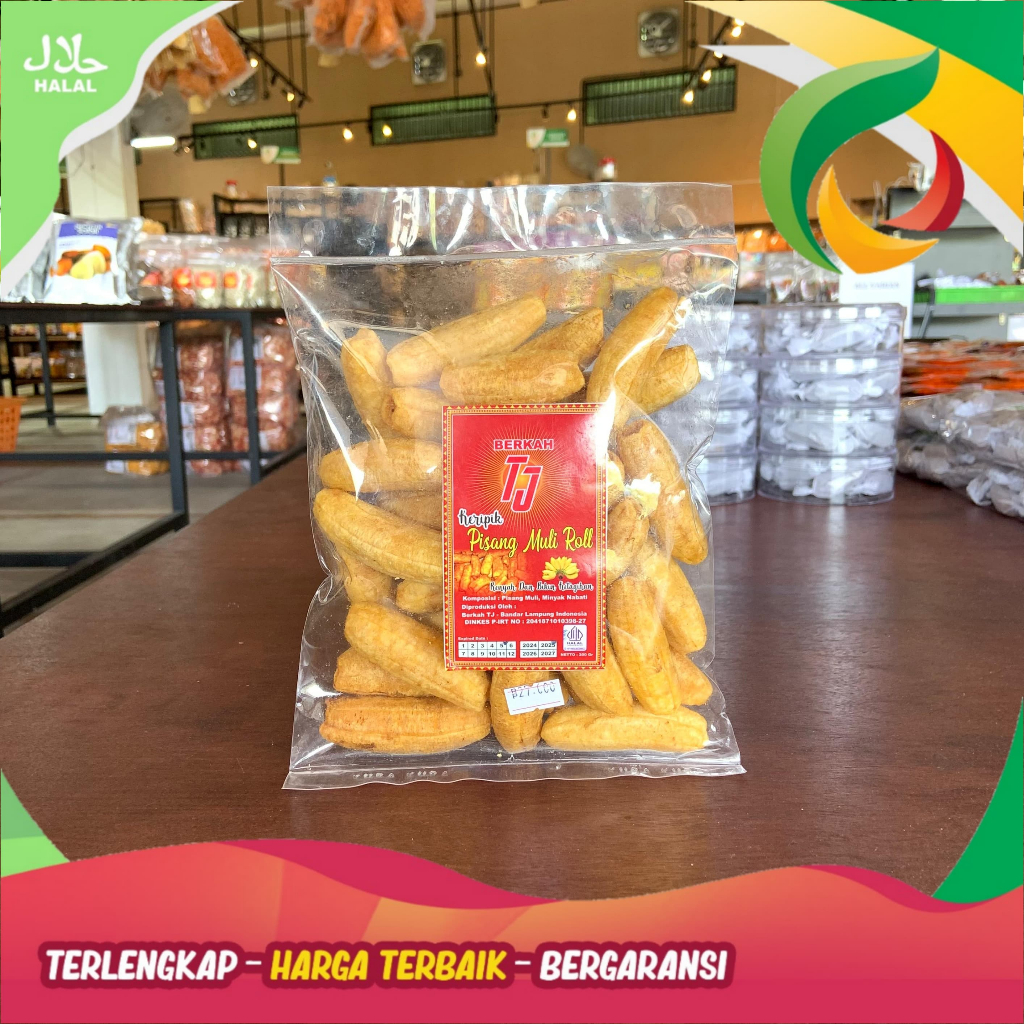 

KERIPIK PISANG MULI ROLL TJ 200GR KHAS BANGKA