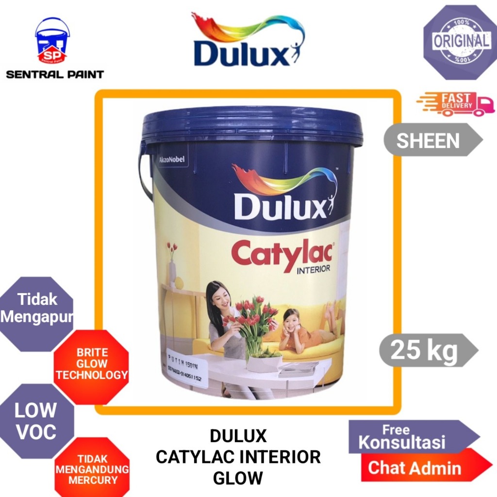 CAT TEMBOK DULUX CATYLAC INTERIOR 25 KG