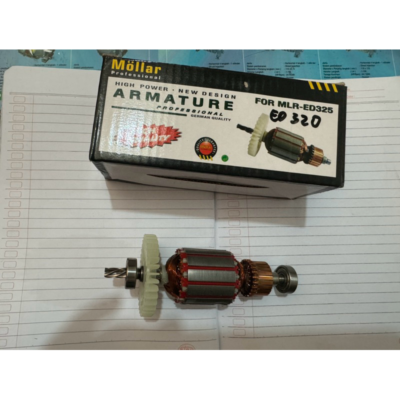 ANGKER MESIN BOR MOLLAR ED320 ED325 ED 320 325 armature armatur
