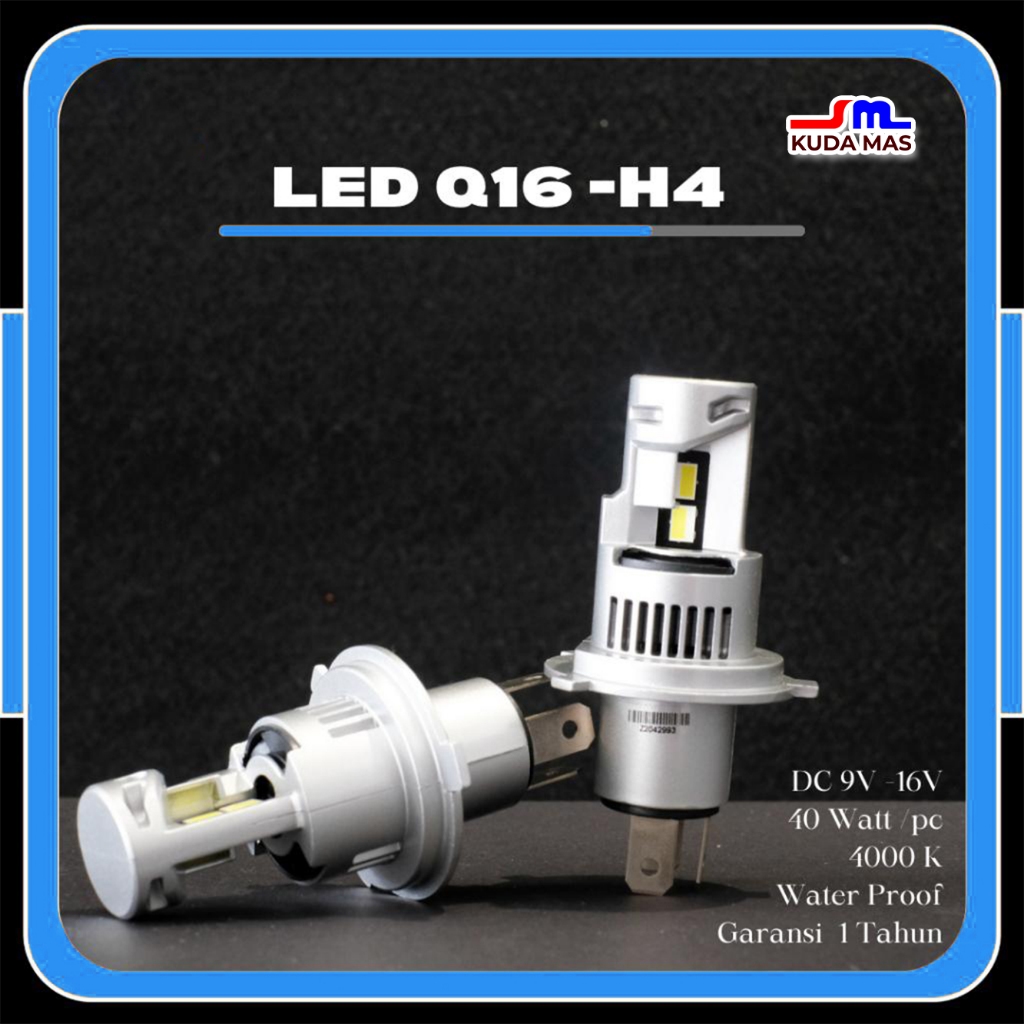 Lampu LED Mobil Q16  H4 Lampu Utama Lampu Kabut