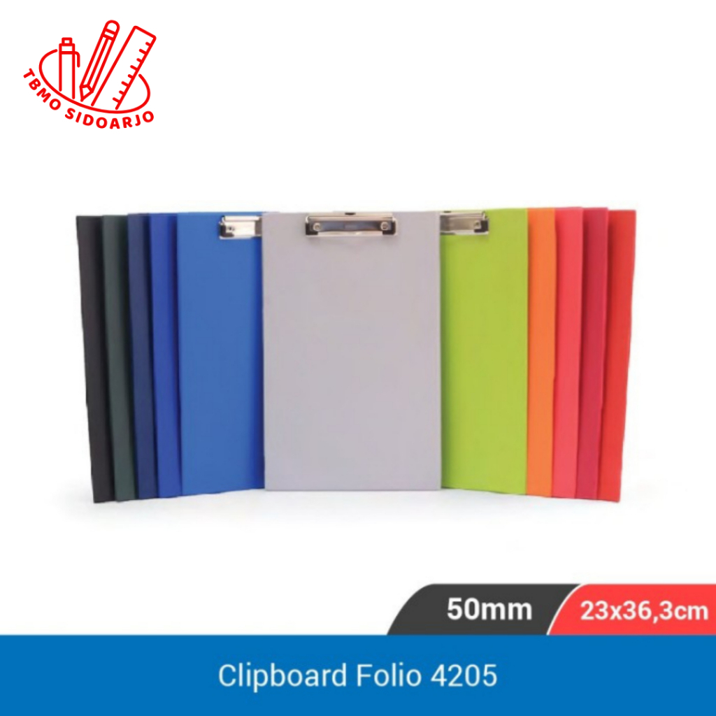 

TBMO Bantex Clipboard / Papan Jalan / Papan Ujian Folio 4205