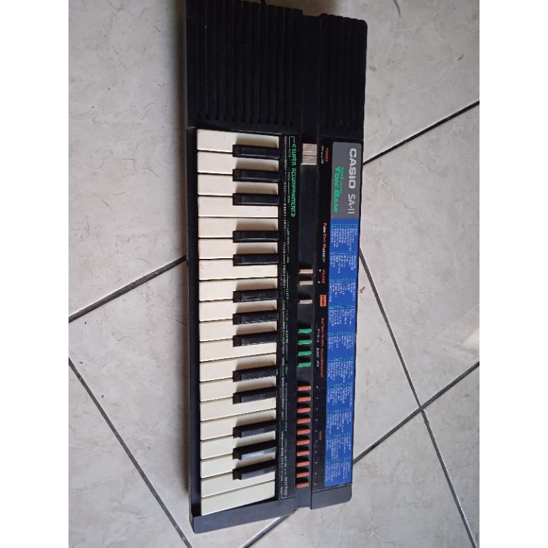 piano casio sa 11  keyboard casio bekas normal