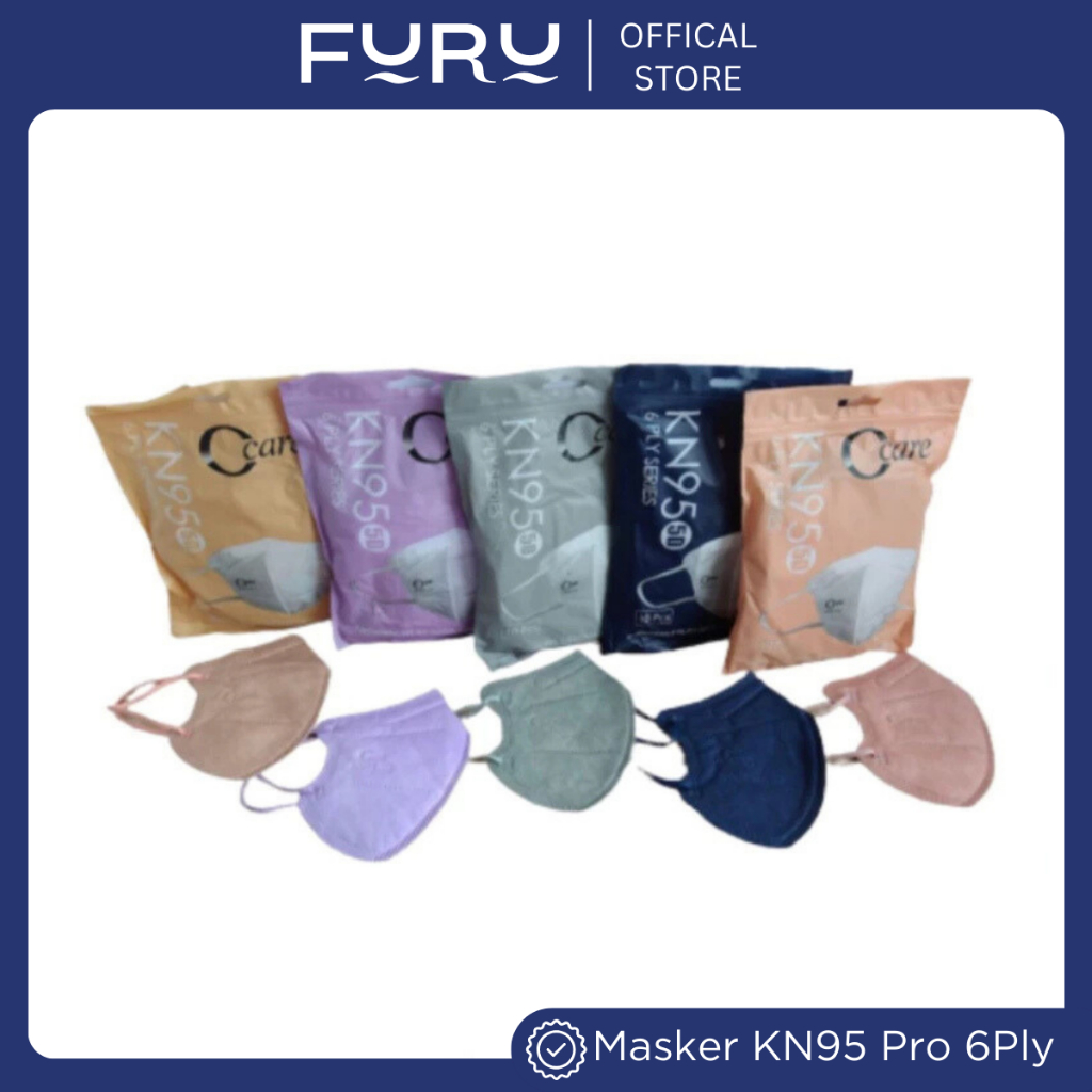 FURU Masker C-Care Duckbill KN95 Pro 6Ply 10Pcs - Duckbil