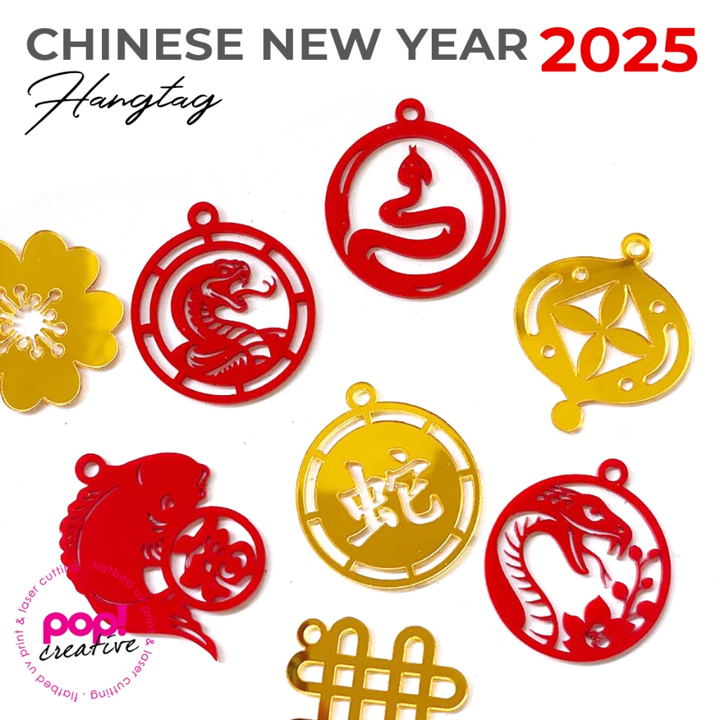 

Hangtag Imlek Chinese New Year Tag Kado Parcel Hampers Hiasan 2025 Snake Year Tag Lunar