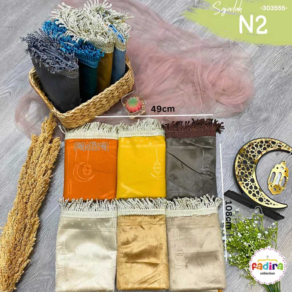 Sajadah N2 / Sajadah Lembut / Sajadah Tipis / Sajadah tanggung