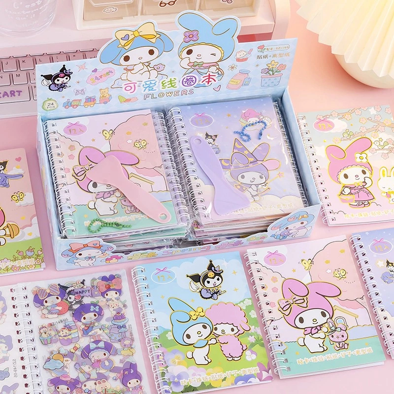 

Diary Book Plus Sticker Free Ganci Maker Motif SANRIO