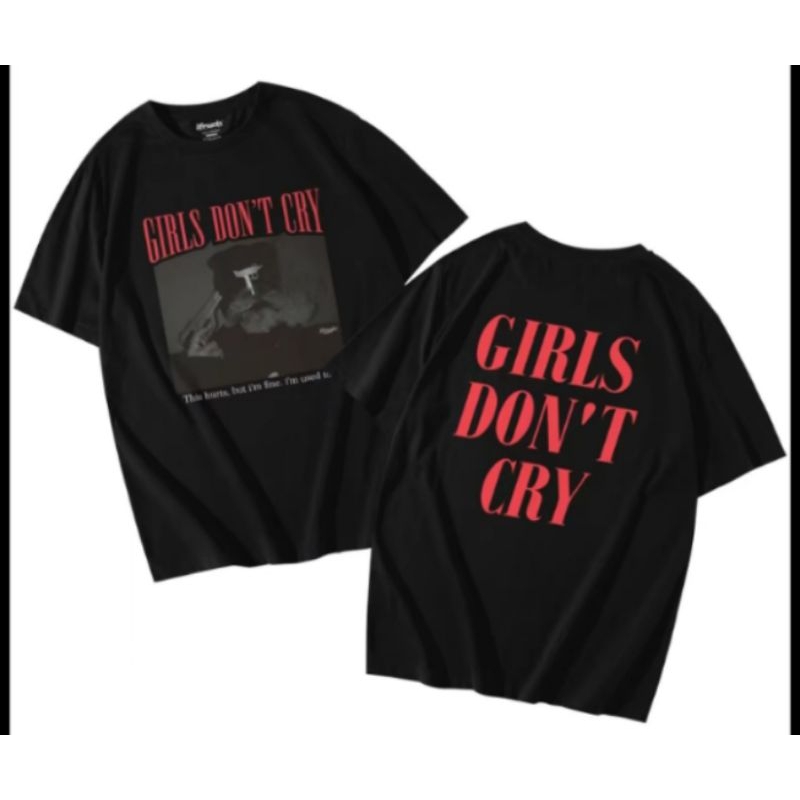 t-shirt girls dont' cry cotton combat