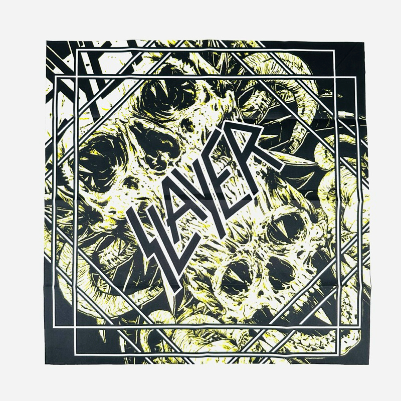 SLAYER BANDANA MUSIK BAND SLAYER PREMIUM BEST QUALITY - SLAYER FULLPRINT