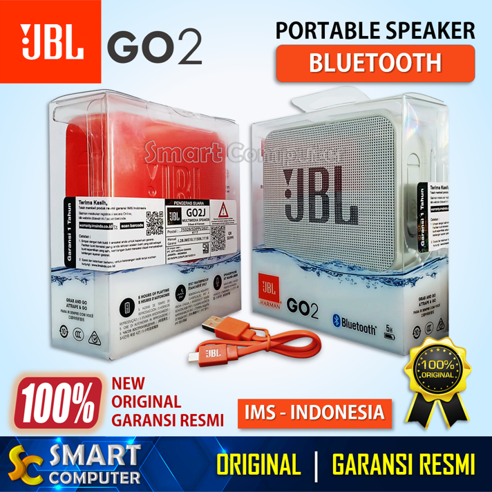 JBL GO 2 / GO2 100% Original Portable Bluetooth Speaker Garansi Resmi IMS Indonesia