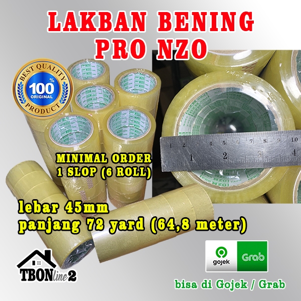 

LAKBAN BENING COKLAT 45 MM PANJANG 72 YARD (64,8 METER)