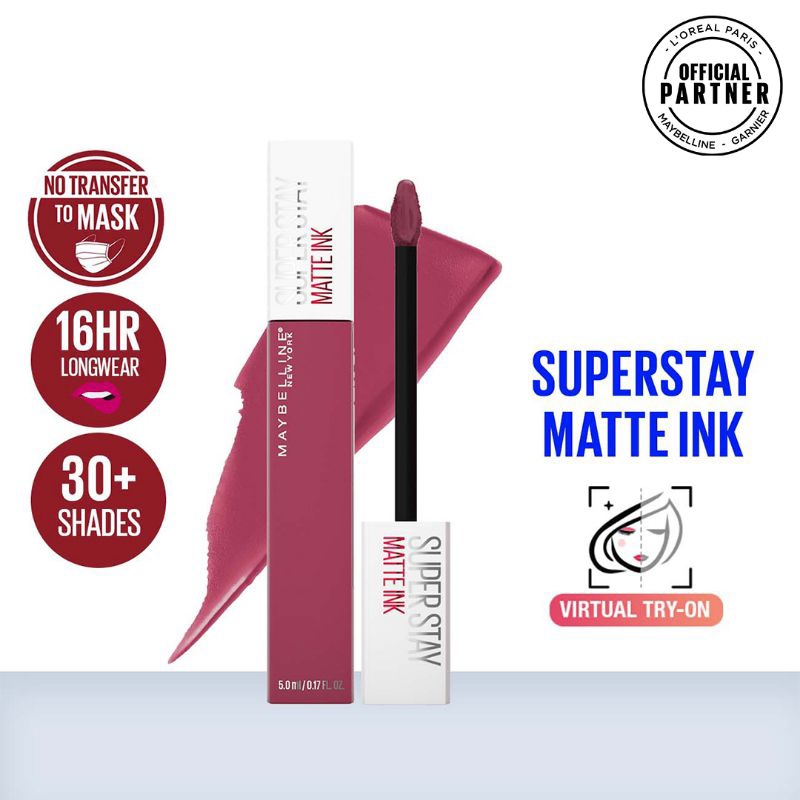 SSy189 Lipstick Matte Maybelline superstay ink pink edition