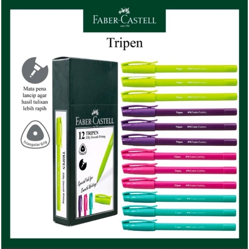 

BOLPOIN TRIPEN FABER CASTELL/ PULPEN TRIPEN