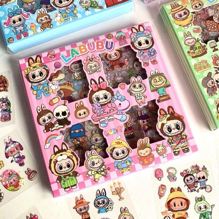 

STICKER BOX MOMO/ STICKER BOX LABUBU, SNRIO /SUPER MARIO BROS NONO, NONO PORORO