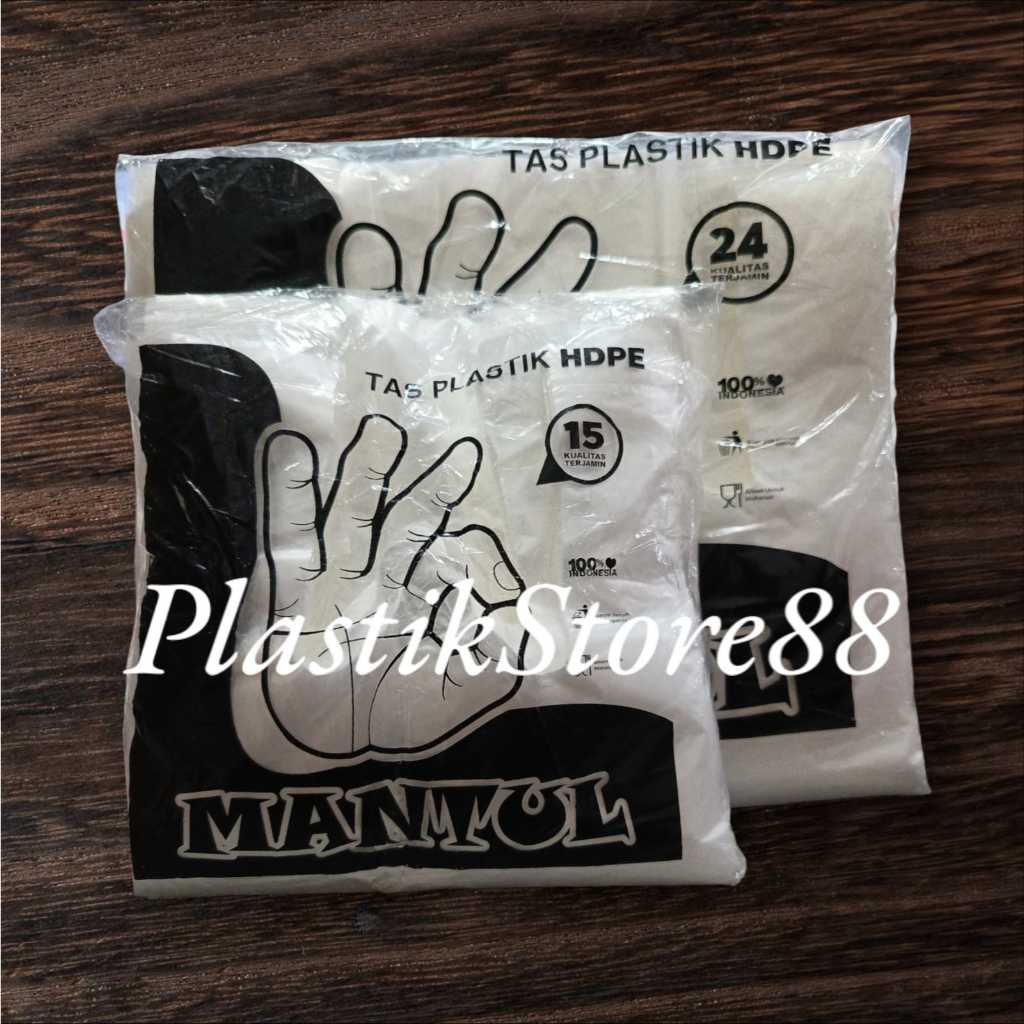 KANTONG KRESEK BENING / KANTONG PLASTIK BENING HDPE UK15 UK24
