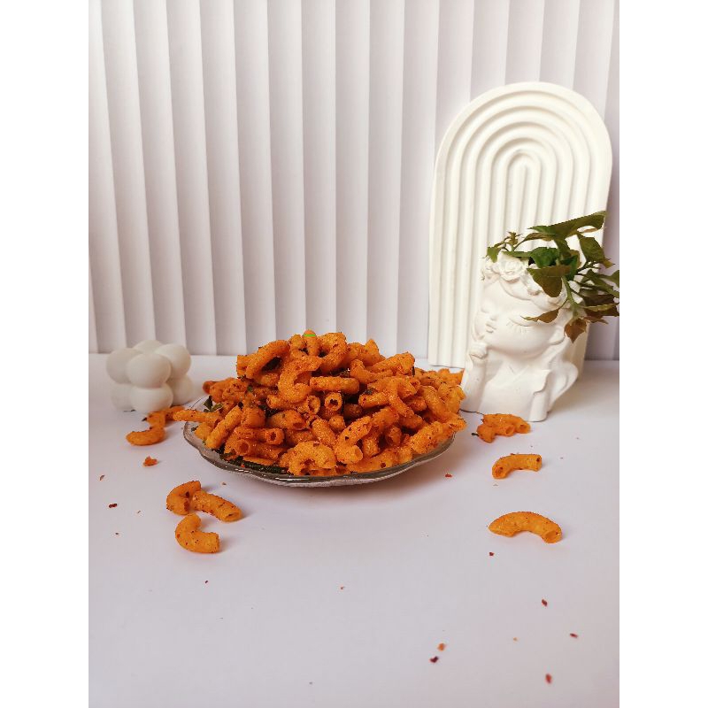 

Makaroni Bantet Enak Pedas Asin 250gr - Makaroni Bantet Daun Jeruk