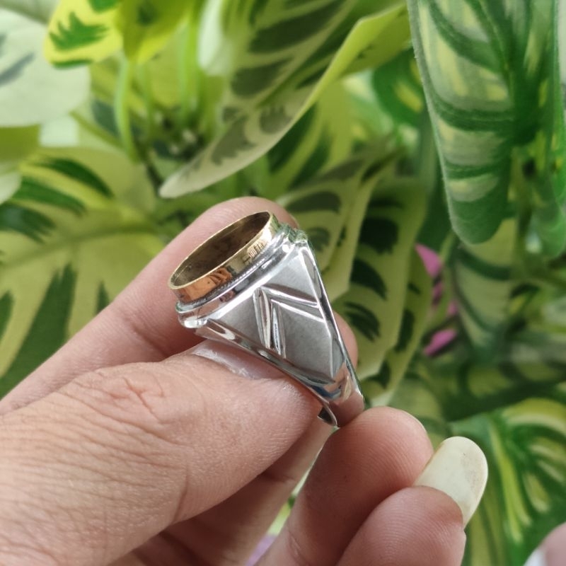 CINCIN RING MONEL DOFF 14x12/EMBAN RING MONEL/STAINLESS STEEL