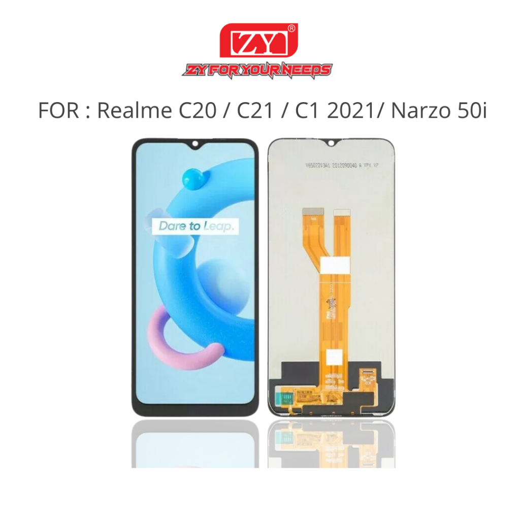 ZY Lcd Realme C20 / Realme C21 / Realme C11 2021 / Narzo 50i Fullset Original