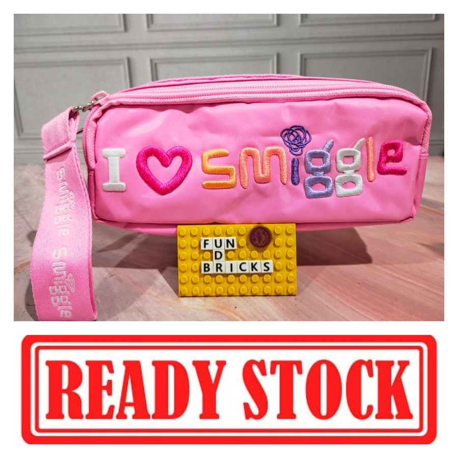 

Smiggle Pencil Case Oblong Pink Tempat Pensil Alat Tulis