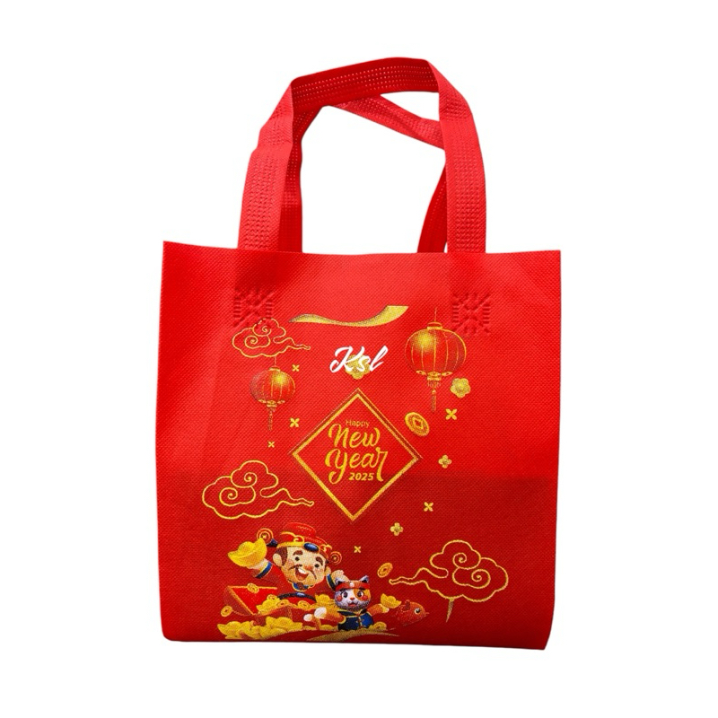 

Tas Spunbond / Tas Kain Belanja / Goodie Bag HLS KOTAK ( kotak nasi / kue ) IMLEK 20, 22, 24, 26, 28
