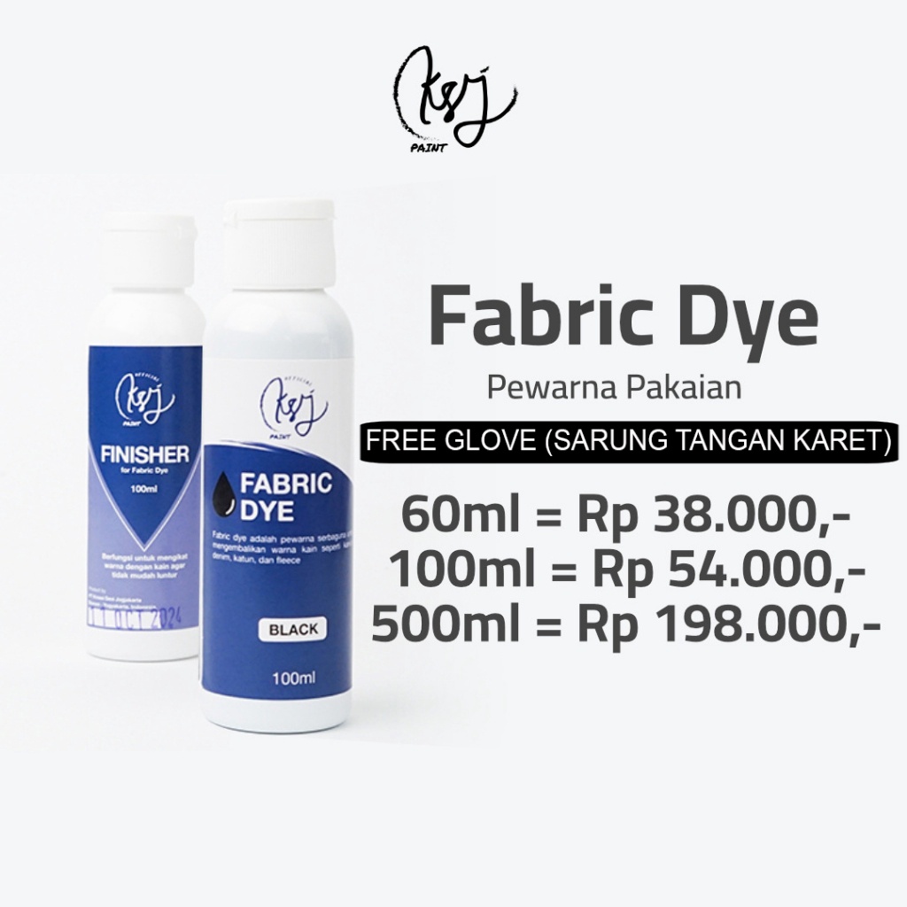 Wantex Pewarna kain  Jaket  Hoodie  Merek KSJ