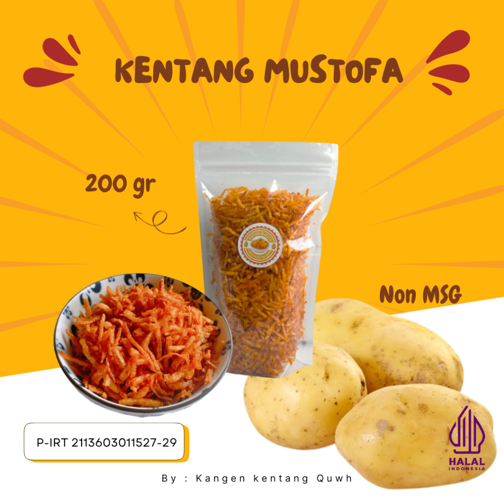 

Kentang Mustofa Lezat 200 gr Non MSG