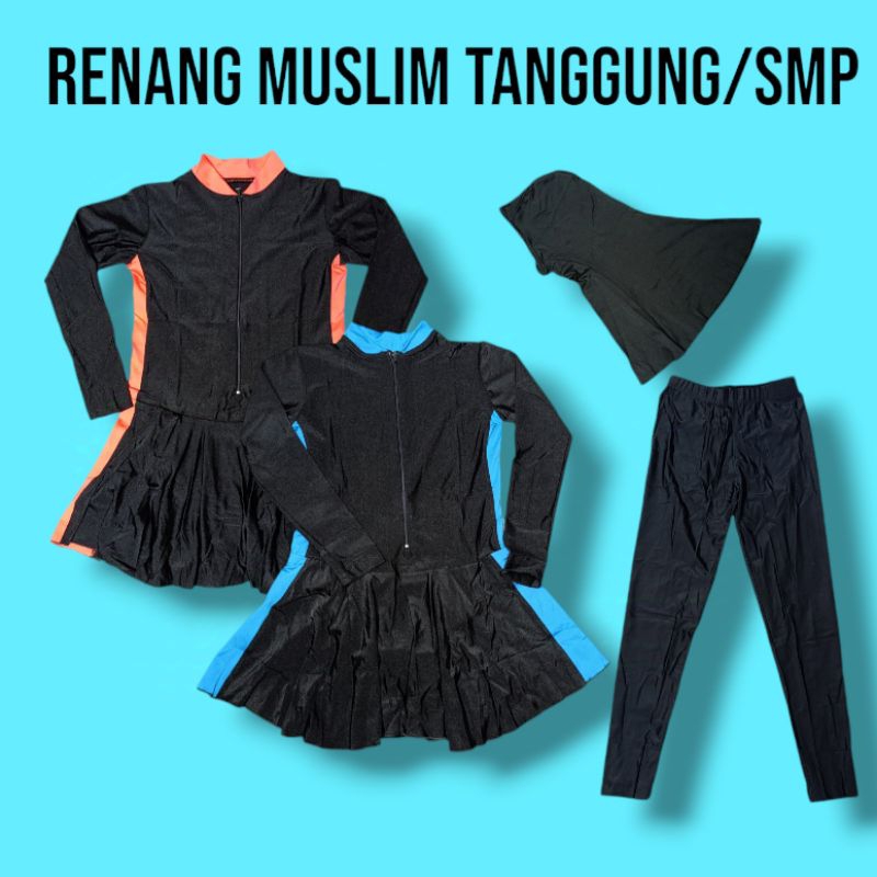 Renang Muslim Anak | Baju Renang Anak  Smp | Baju Renang Tanggung | Renang Muslim SD Renang Hijab