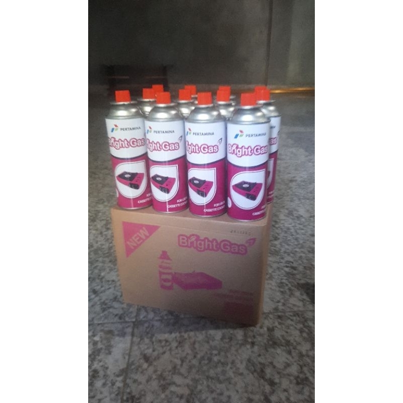 Gas portable baru bukan refil merk bright gas